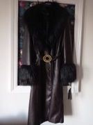 Płaszcz futro pinko 