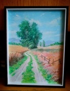 "POLNA DROGA"- OBRAZ OLEJNY NA PŁÓTNIE/ANDRZEJ KACZMAREK 