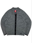 Szara bluza sportowa bomberka rozpinana nike tech fleece M bieganie 90