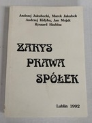D ZARYS PRAWA SPÓŁEK - JAKUBECKI, JAKUBEK, KIDYBA