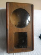 OBUDOWA WISZĄCEGO ZEGARA METRON DREWNIANA 60-TE LATA