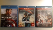 Kapitan Ameryka America 1-3  6x bluray +3D PL