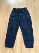ZARA jeansy mom fit z gumką w talii