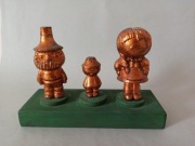 Rumcajs Hanka Cypisek figurki figurka PRL bajka stara zabawka 