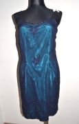 725# elegancka sukienka z siateczki  z koralikami 40/42