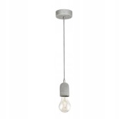 Lampa wisząca EGLO Silvares 95522 – Betonowa oprawa loftowa, gwint E27