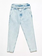DILVIN BLUE JEANSY DŻINS PRZETARTE MOMFIT