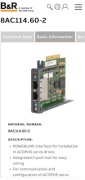 Interfejs B&R Acopos Powerlink 8AC114.60-2 NOWY!!!