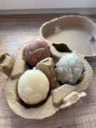 zestaw mini małych świeczek świeczki jajko Wielkanoc