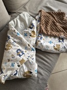 Rożek niemowlęcy i kołderka- komplet