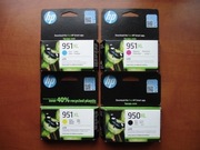 Tusze 3 x HP 951XL C + M + Y + HP 950XL Black oryg. 2026