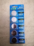 Bateria litowa LiCB 5 szt CR2450 3V blister