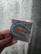 Niebieska bransoletka stitch dla dzieci 