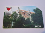 Karta telefoniczna Telekomunikacja Polska zamek RYN