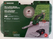 NOWE akumulatorowe nożyce do trawy krzewów 20V PARKSIDE PAGS 20-Li A1