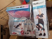 MEGA PAKA - 6 częściowy zestaw FITNESS piłka roller stabilizator agrafka