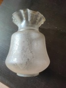 Duży klosz do lampy naftowej - druga połowa XIXw.