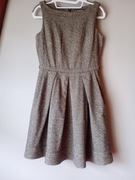 Sukienka bezrękawnik kolor szary melanż rozm.36 marka Warehause