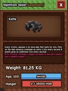 Grow a garden Huge nightmare Spider 60-90kg! AGE 100