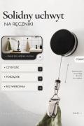 Uchwyt na ręcznik samozaciskowy