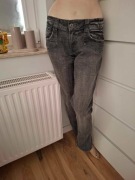 L Eight2Nine vintage szare spodnie jeansy dżinsy dżins jeans lata 2000