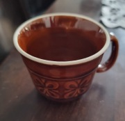 Porcelitowy kubek z lat 70-tych KOKARDA-PRUSZKOW