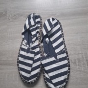 Espadryle damskie w paski 