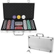 Zestaw do Pokera - żetony karty walizka - NOWY