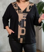 Megi stylowa bawełniana bluzka 2xl 48 50 super jakość