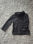 Next golf bluzka czarny gładki kołnierz basic 74