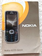 Instrukcja obsługi telefonu Nokia 6220 - classic,jęz.słow.,używ.