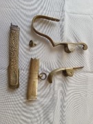 Okucia szabli bojowej oraz pochwy od szabli inskrypcja "Brussatis"