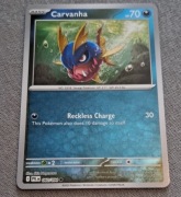 Karta Pokemon Carvanha 060/094 HOLO