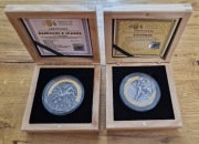 Na prezent dla szefa Monety srebrne  Mitologia Syzyf Dedai i Ikar 2 x 2 oz