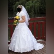 ŚNIEŻNO BIAŁA SUKNIA ŚLUBNA SIZE PLUS