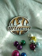 Stroik na drzwi ścianę tablice dodatek boże narodzenie