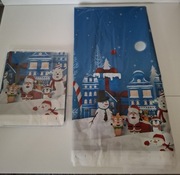 Obrus foliowy  świąteczny 