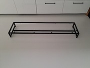 Czarne metalowe nogi do szafki, komody, stolika, Podstawa 160x40x15,5