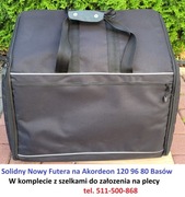 Futera Plecakowy na Akordeon 120 basów 96 80 Nowy