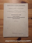 instrukcja D-II znaki umowne i zasady opisywania map inż.-gosp. (1962)