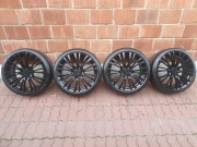 4 czarne alufelgi z oponami letnimi 19 cali ET:35