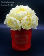 Flower box na urodziny prezent dzień matki