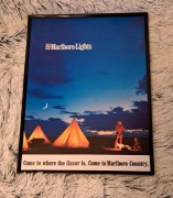 Plakat w ramce 30x40 Marlboro Lights 