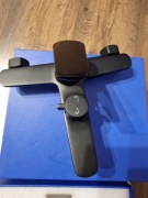 BATERIA KRAN WANNOWO-PRYSZNICOWA GRANITAN NAVE CZARNY MAT  MOSIĘŻNY