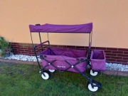 wózek plażowy turystyczny transportowy Fuxtec