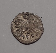 Zygmunt II August, denar 1556, Wilno