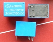 4100 LR4100 -12VDC-1C-C PRZEKAŹNIK 12VDC 1A 120VAC