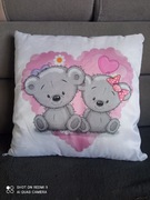 Poduszka z poszewką misie serce walentynki prezent