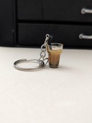 Kawowe Bubble Tea z ciemną słomką