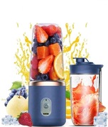 Przenośny blender 2 w 1 z podwójnym kubkiem – USB, stal nierdzewna